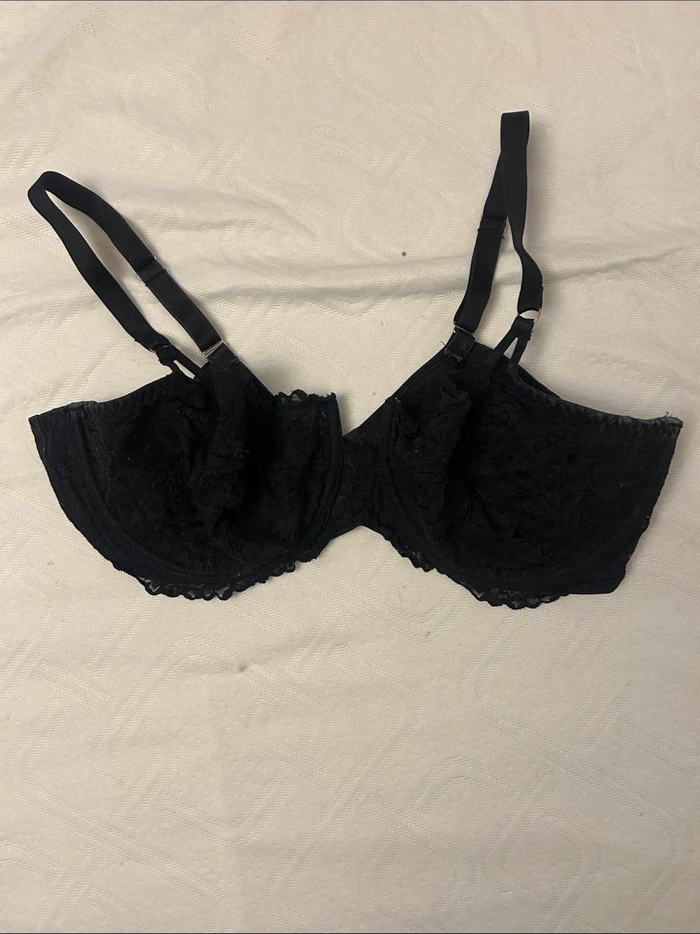 Auden Black Lace Underwire Bra